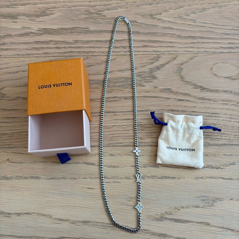 Louis Vuitton Monogram Row Chain Necklace - Picture 8 of 16